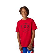 FOX Jeugd Shield Korte mouwen T-shirt | Flame Red