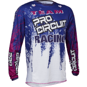 FOX Pro Circuit 180 Cross Shirt Wit/Blauw