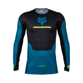 Fox Flexair Optical Motorcross shirt Maui Blauw