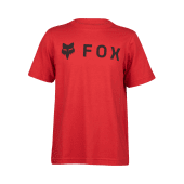 Fox Jeugd Absolute Korte Mouw T-Shirt Vlam Rood