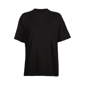 Fox Women Wordmark Oversized Korte Mouw T-Shirt Zwart