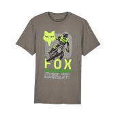 Fox X Pro Circuit Premium Korte Mouw T-Shirt Heather Graphite