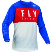 Fly Racing MX-Cross Shirt F-16 Rood-Wit-Blauw