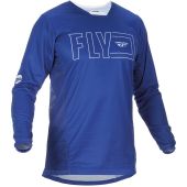 Fly Racing MX-Cross Shirt Kinetic Fuel Blauw-Wit