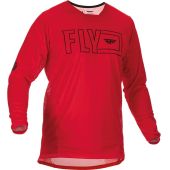 Fly Racing MX-Cross Shirt Kinetic Fuel Rood-Zwart