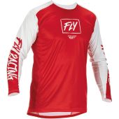 Fly Racing MX-Cross Shirt Lite Rood-Wit