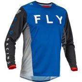 Fly Racing MX-Cross Shirt Kinetic Kore Blauw/Zwart