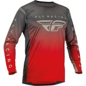 Fly Racing MX-Cross Shirt Lite Rood-Grijs