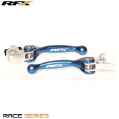 RFX Race Gesmeed Flexible Hendel Set (Blauw)