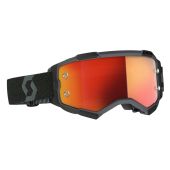 Scott Fury Crossbril - Zwart Oranje Works lens