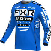 FXR Jeugd Podium Mx Cross shirt Blauw/Zwart