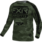 FXR Clutch Mx Cross shirt Camo/Zwart