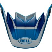 BELL Moto-9S Flex Vervang helmklep - Rail Glanzend Blauw/Wit