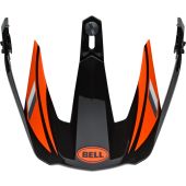 BELL MX-9 Adventure Mips Vervang helmklep - Alpine Glanzend Zwart/Oranje