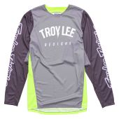 Troy Lee Designs GP Pro Cross-shirt Boltz Zilver/Glo Groen