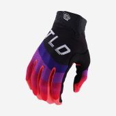 Troy Lee Designs Air Glove, Reverb, Black/Glo Red, Youth