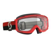 Scott Split OTG Crossbril - Rood/Grijs - Doorzichtig Works Lens