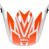 BELL MX-9  Mips Off-Road helmklep - Disrupt Wit/Oranje