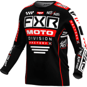 FXR Podium Gladiator Mx Cross shirt Zwart/Rood