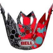 BELL MX-9 Mips Off-Road helmklep Tagger - Rood