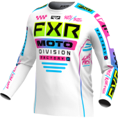 FXR Podium Gladiator Mx Cross shirt Wit/Candy