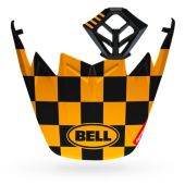 BELL Moto-9 Flex Kit MX Fasthouse Checkers Matt Balck/Maize
