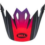 BELL MX-9 Mips Vervang helmklep - Alter Ego Latte Zwart/Rood