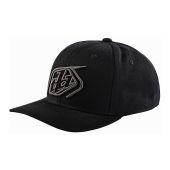 Troy Lee Designs Curved Snapback Cap Crop Black/Charcoal One Size