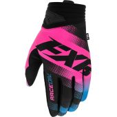 FXR Prime MX Crosshandschoenen E-Roze/Hemelsblauw/Zwart