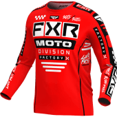 FXR Jeugd Podium Mx Cross shirt Rood/Zwart