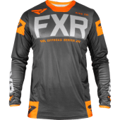 FXR Helium Off-Road Cross Shirt Zwart/Antraciet/Lt Grijs/Oranje