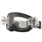 Oakley O Frame 2.0 Pro MX crossbril Matte Zwart Transparant Roll Off