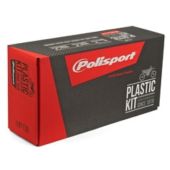 Polisport Plastic kit Husqvarna TE/FE 17-- Wit/Zwart Achterkant