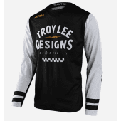 Troy Lee Designs Scout GP Cross-shirt Ride On Zwart/Wit