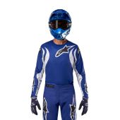 Alpinestars Motorcross shirt Fluid Lucent Blauw/Wit