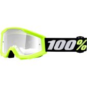 100% Strata Mini Goggle Yellow - Clear