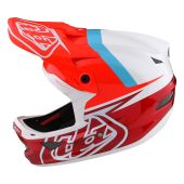 Troy Lee Designs D3 Fiberlite Helmet Slant Red | Gear2win BMX