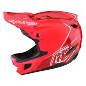 Troy Lee Designs D4 Composite Mips Helmet Shadow Glo Red | Gear2win BMX
