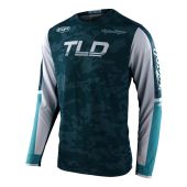 Troy Lee Designs GP Air Cross shirt Veloce Camo Donker Blauw