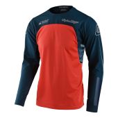 Troy Lee Designs Scout SE Cross shirt Systems Donker Blauw / Oranje