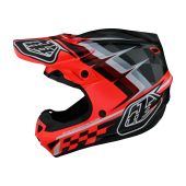 Troy Lee Designs Se4 Polyacrylite Mips Helmet Warped Glo Rood