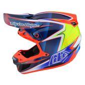 Troy Lee Designs Se5 Ece Carbon Mips Helmet Lines Blue