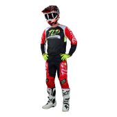 Troy Lee Designs Gp Pro Particial Zwart/Glo Rood Gear Combo