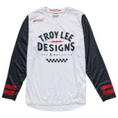 Troy Lee Designs Scout GP Cross-shirt Ride On Houtskool/Vintage Wit