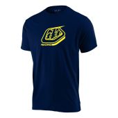 Troy Lee Designs Racing Shield T-shirt Donker blauw