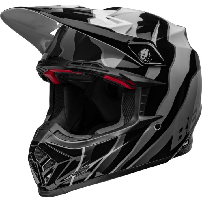 Bell Moto-9S Flex Claw Helmet - Black/White | Gear2win