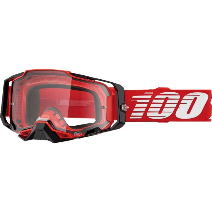 100% BMX crossbril Armega Rood Doorzichtig | Gear2win.nl