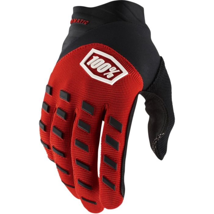100% glove airmatic red/black