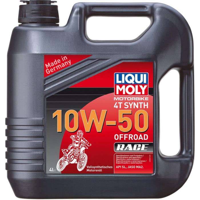 LIQUI MOLY ENGINE OIL OFFROAD MOTORBIKE 4-Stroke 10W50 FULLY SYNTHETIC 4 LITER