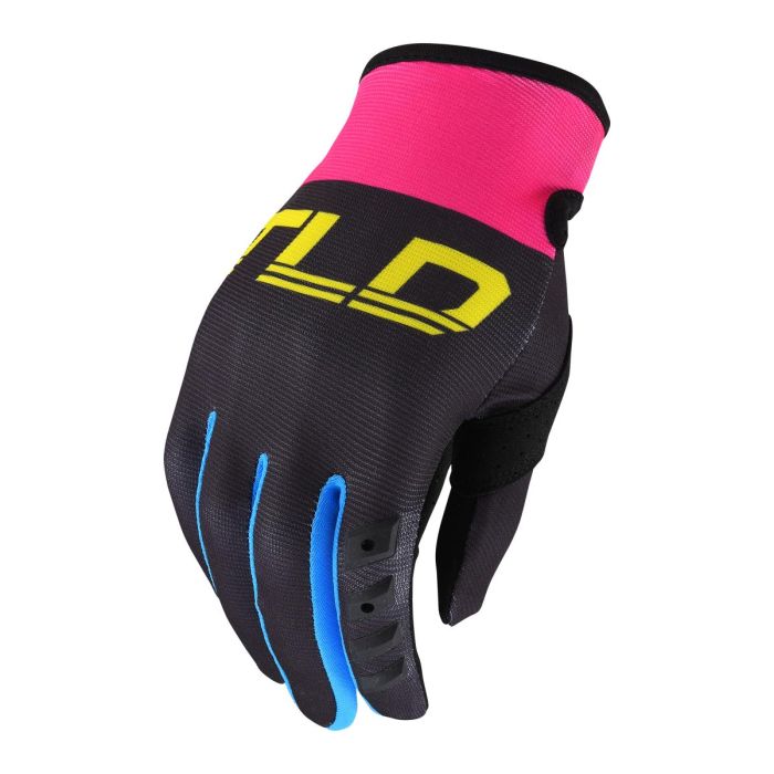 Troy Lee Designs Womens Gp Glove Solid Black/Yellow | Gear2win